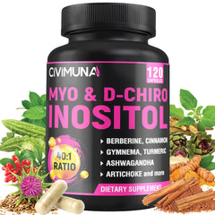 CIVIMUNA inositol bottle front view for convenient daily balance.
