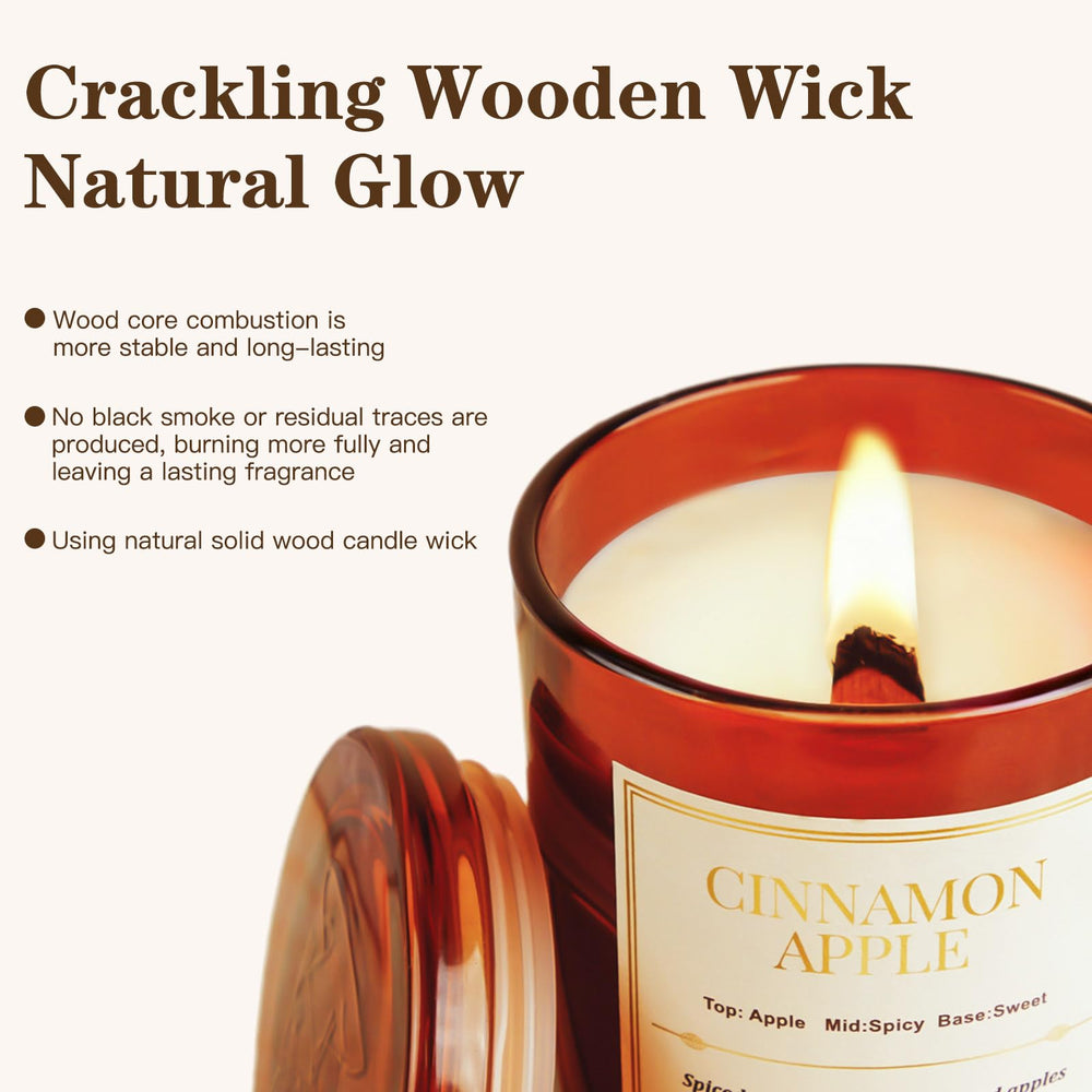 CJVIUS Home decor scene with two candles on a holiday table for seasonal charm.