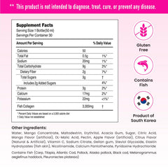 CJwellcare Innerb Glowshot ingredients label emphasizes high potency and key nutrients.
