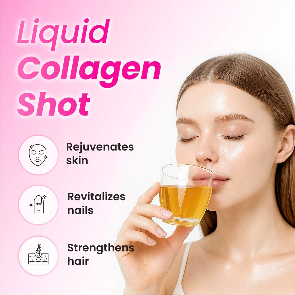 CJwellcare Innerb Glowshot pour showcases convenient on-the-go collagen boost.