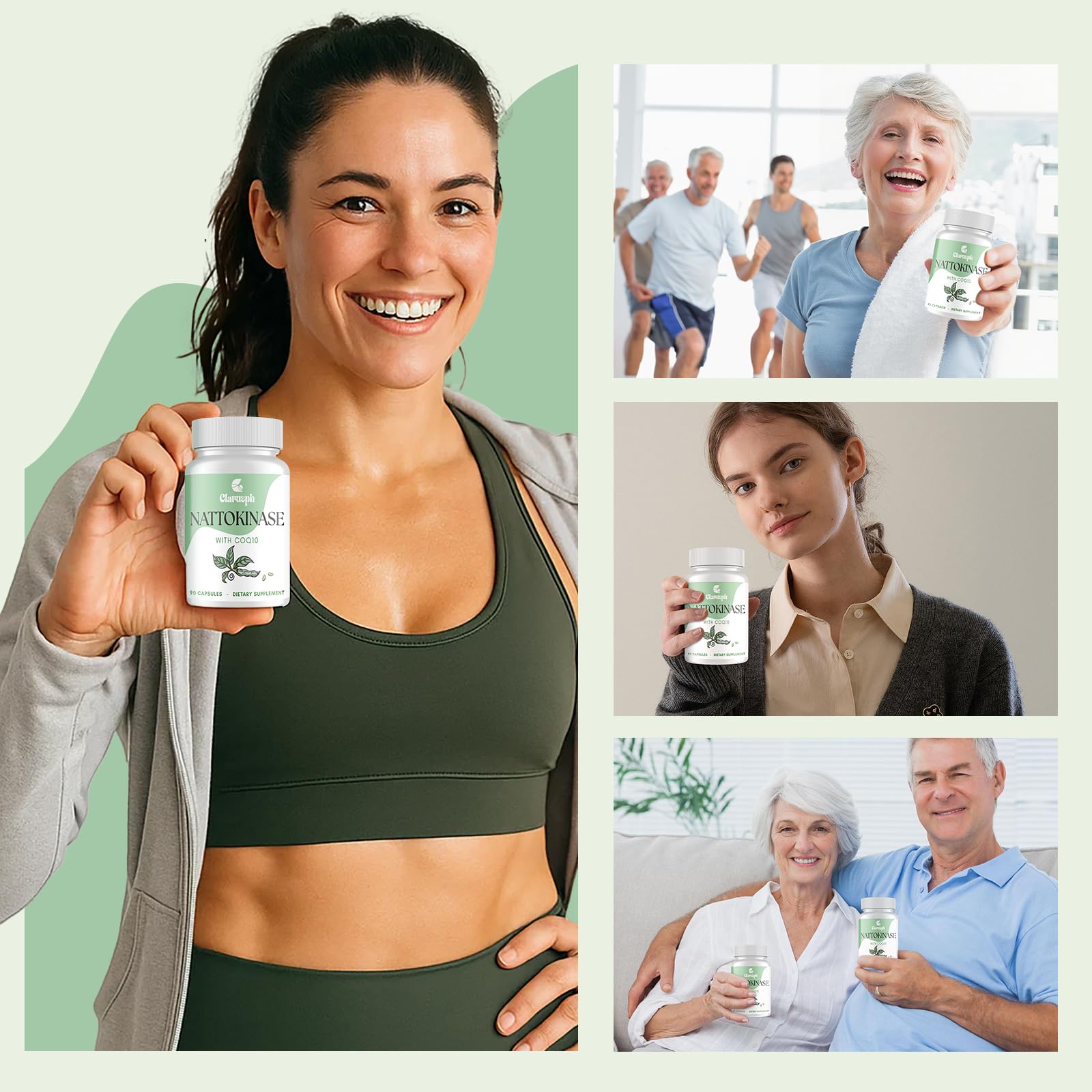Clarusph vitamin K2-free formula for circulation-focused wellness