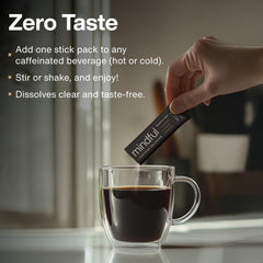 Clean Break Mindful stick-pack convenience for on-the-go hydration and focus