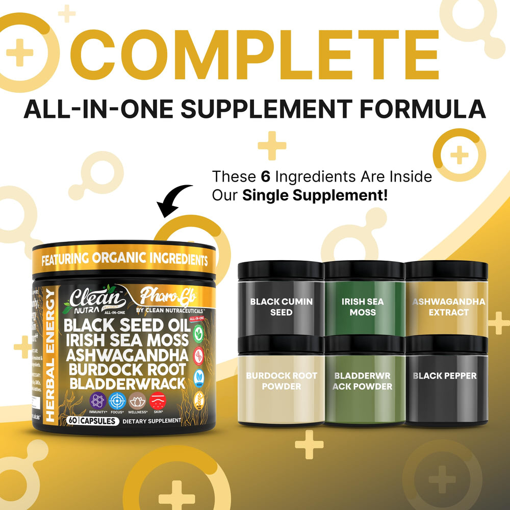 Clean Nutraceuticals black seed oil capsules pour suggesting simple daily wellness ritual.
