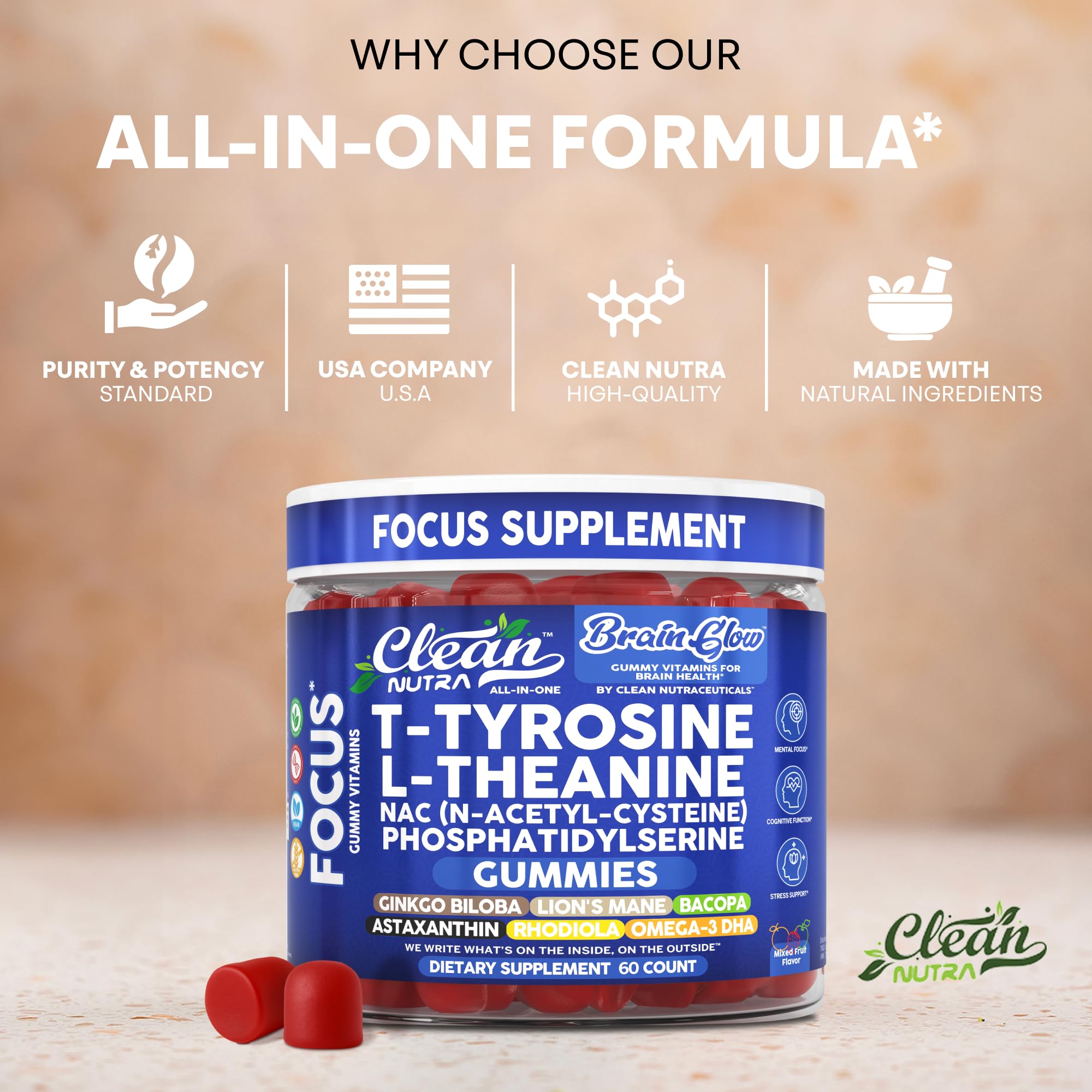 Gummies in hand ready for quick cognitive lift