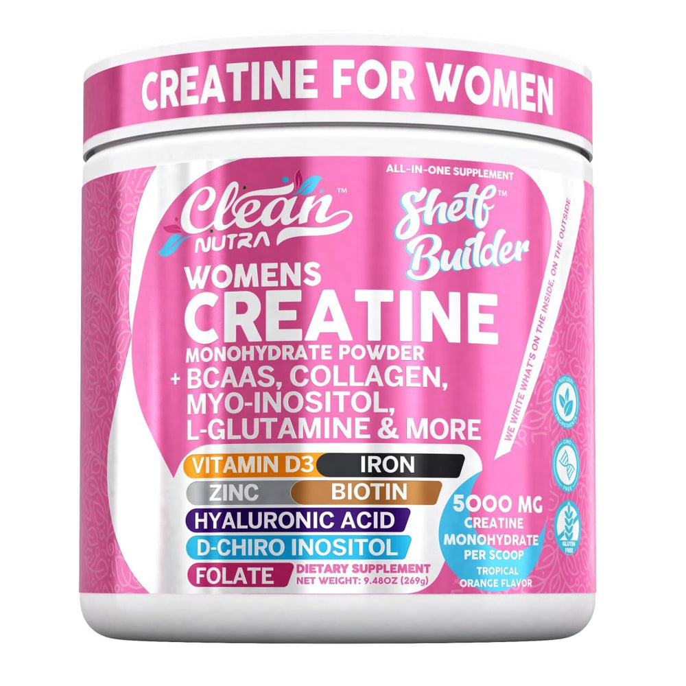 Clean Nutra Creatine Women tub pour for enhanced workout endurance