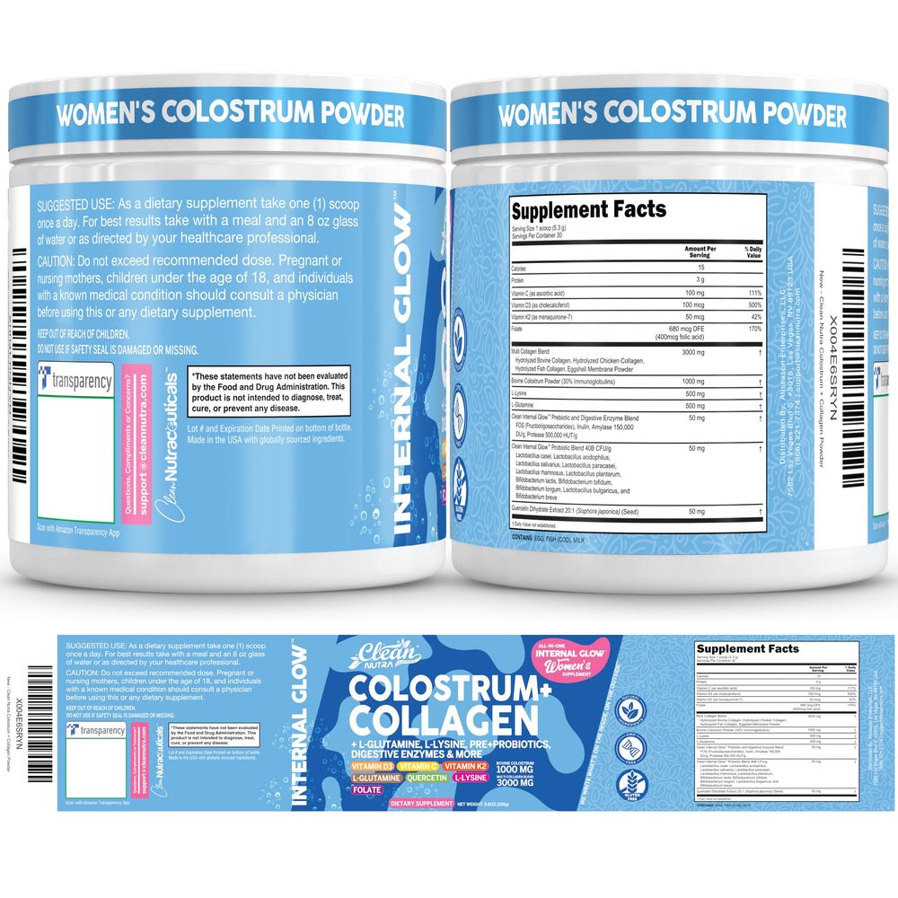 Visual cue of glow and wellness from Clean Nutra gut-support blend.