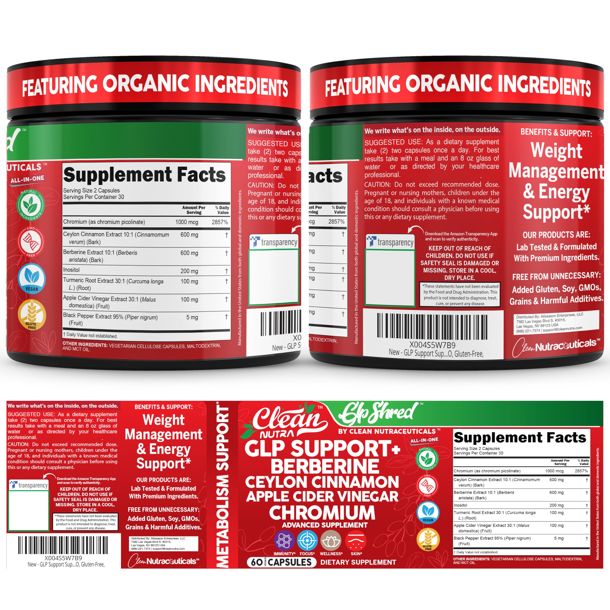Clean Nutra GLP1 package on kitchen counter reinforcing daily wellness routine.