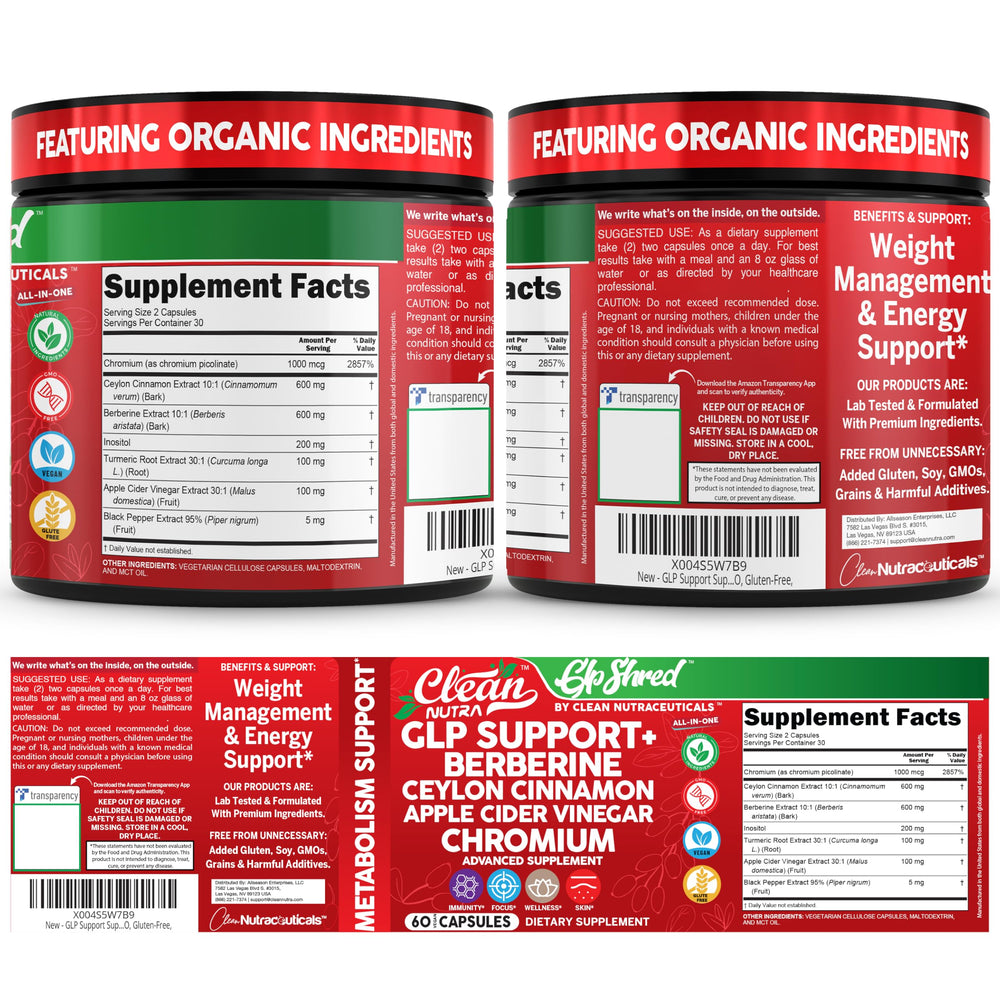 Clean Nutra GLP1 package on kitchen counter reinforcing daily wellness routine.