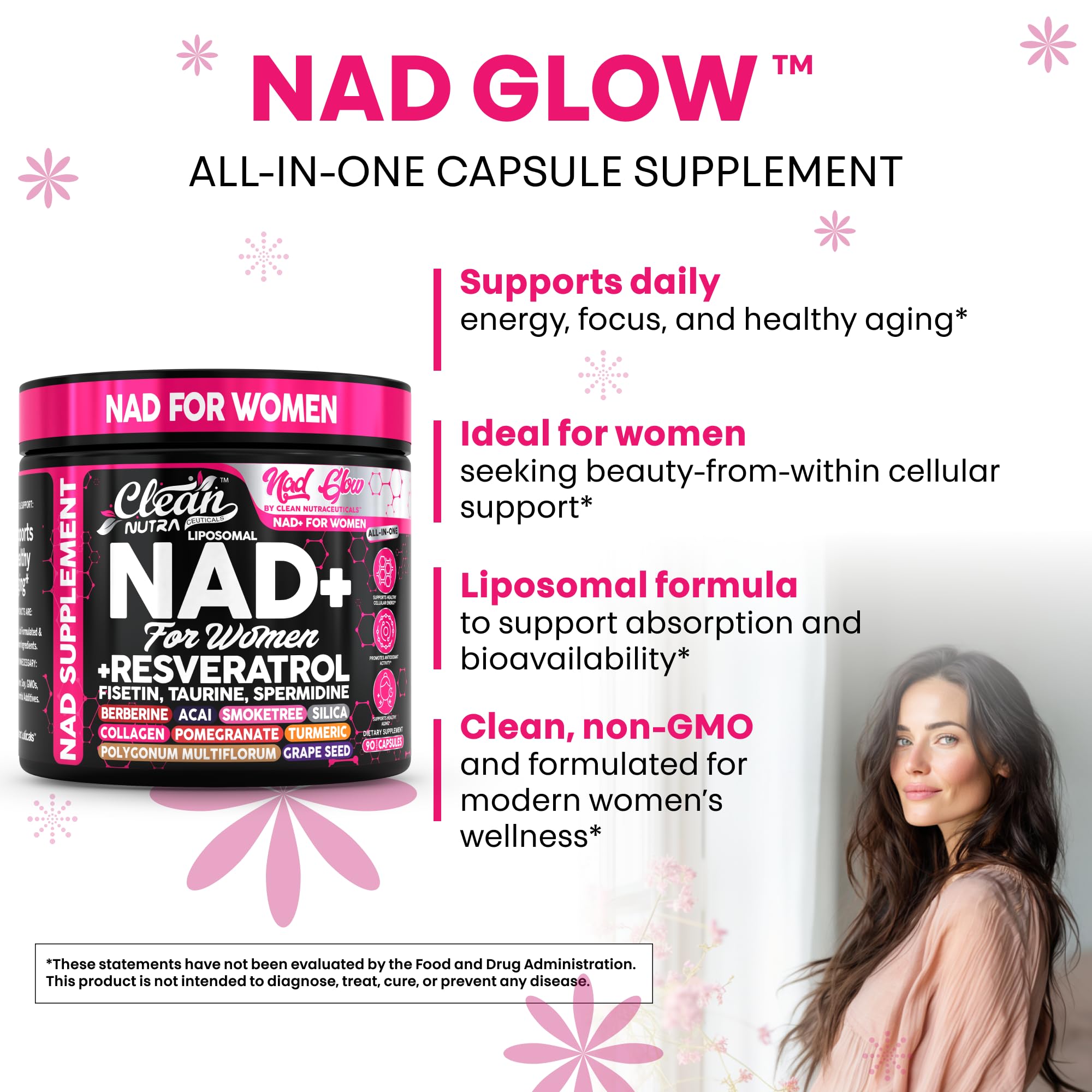Clean Nutra gotu kola botanicals image supports steady vitality.