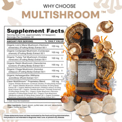 Clean Nutra Maitake Shiitake Tremella drops emphasize full-spectrum mushroom benefits