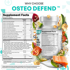Osteo Defend bottle shown up close for easy daily supplementation