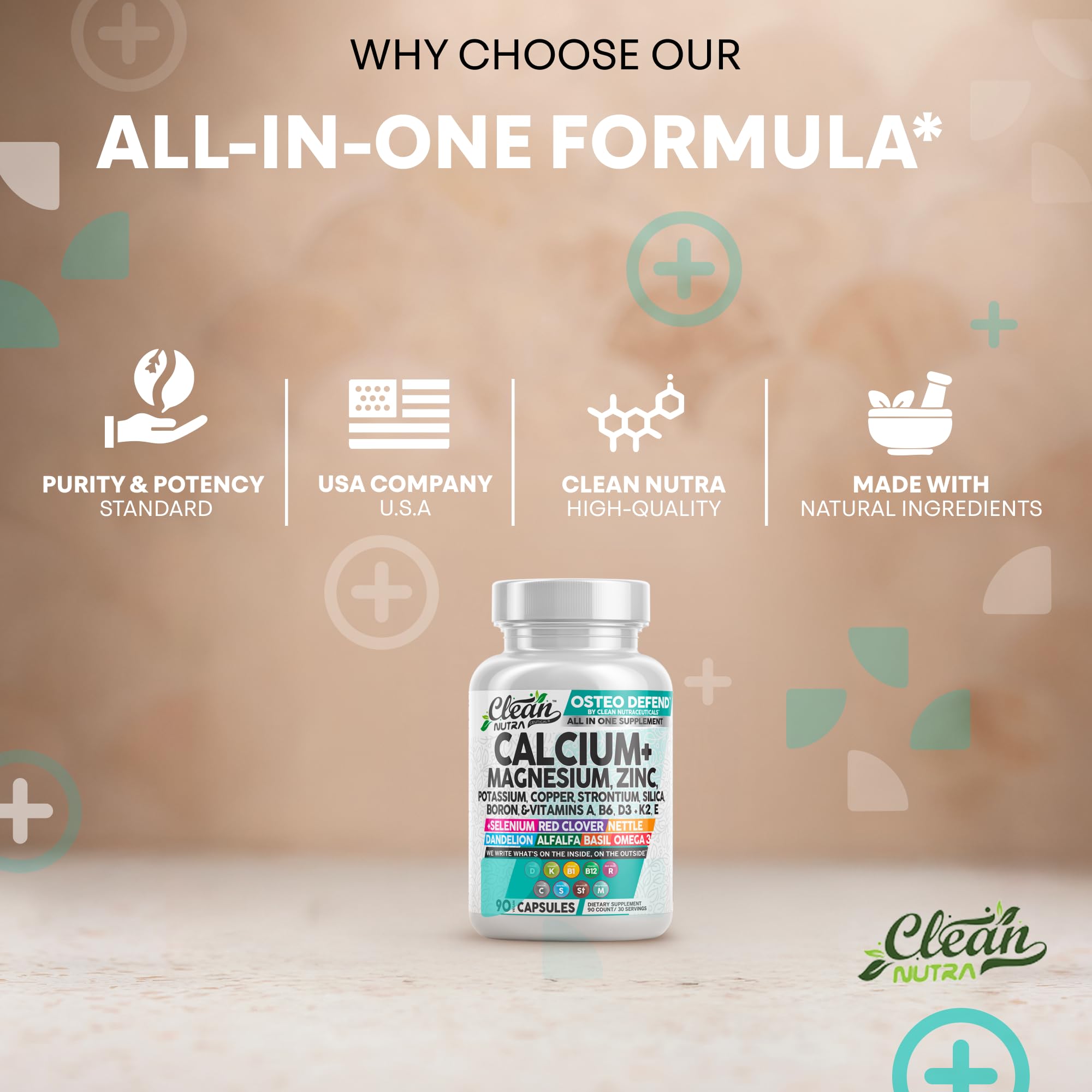 Vegetarian-friendly Osteo Defend capsules for plant-based users