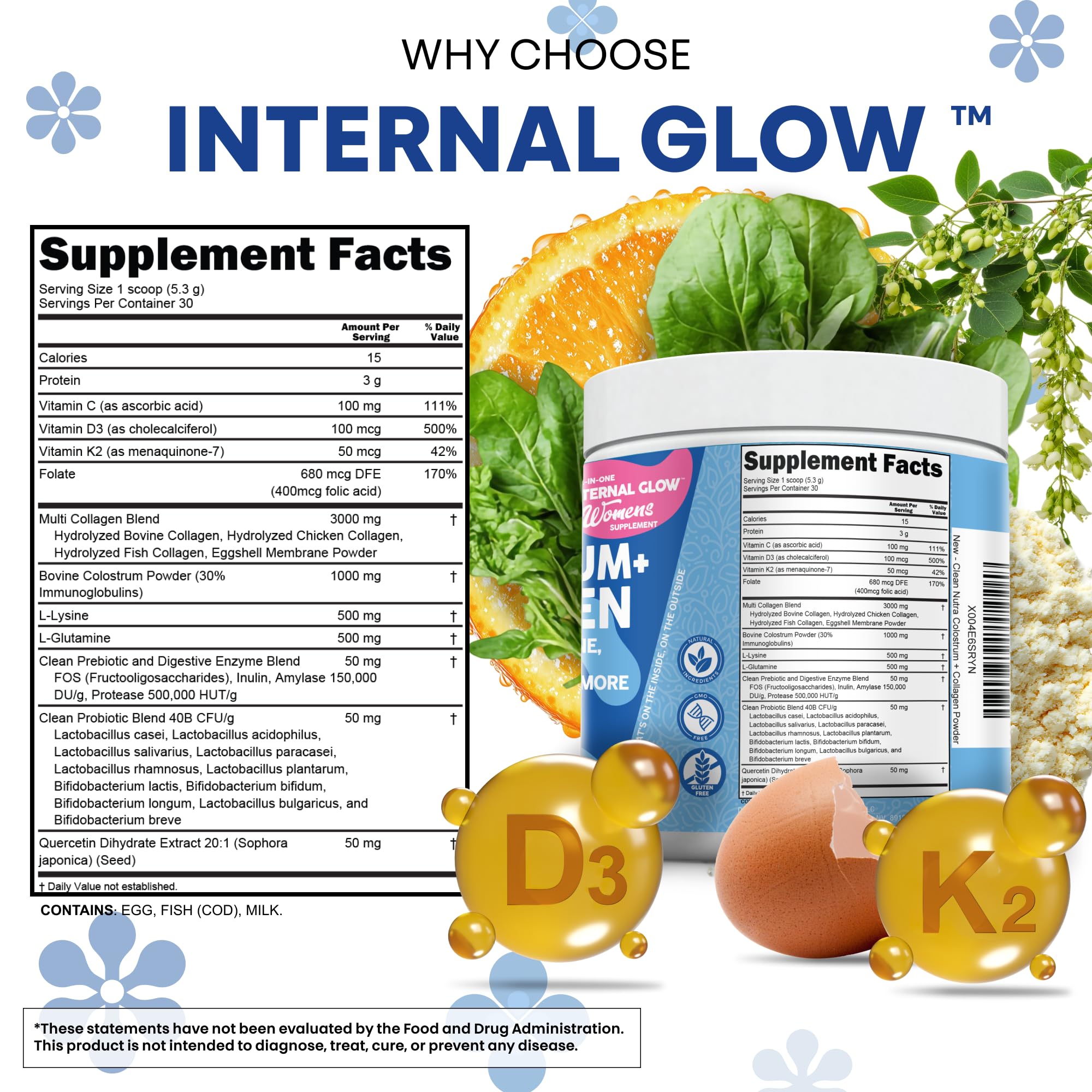 Clean Nutra probiotics and digestive enzymes close-up for gut-friendly daily care.
