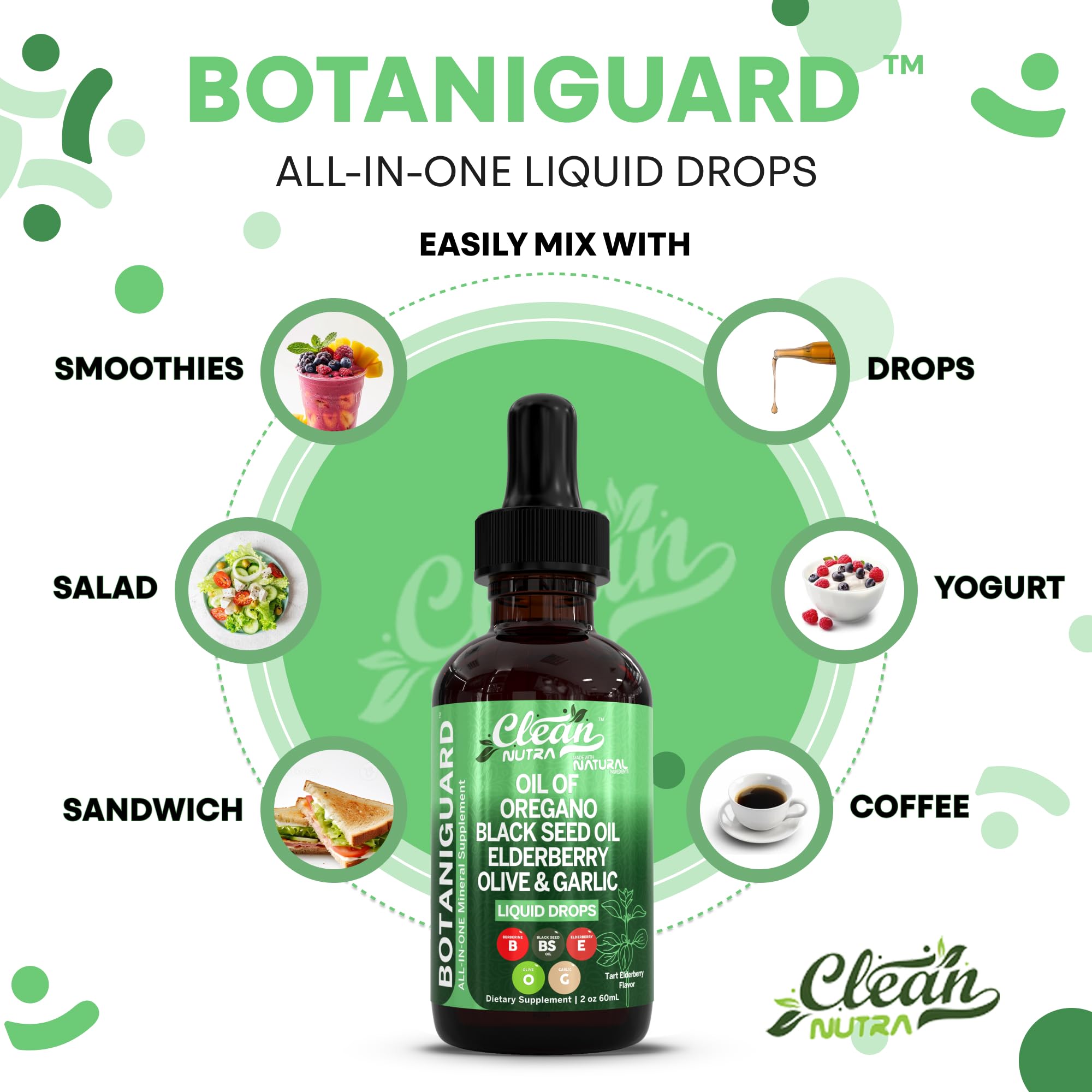 Clean Nutraceuticals alcohol-free liquid formula offers clean, sugar-free convenience
