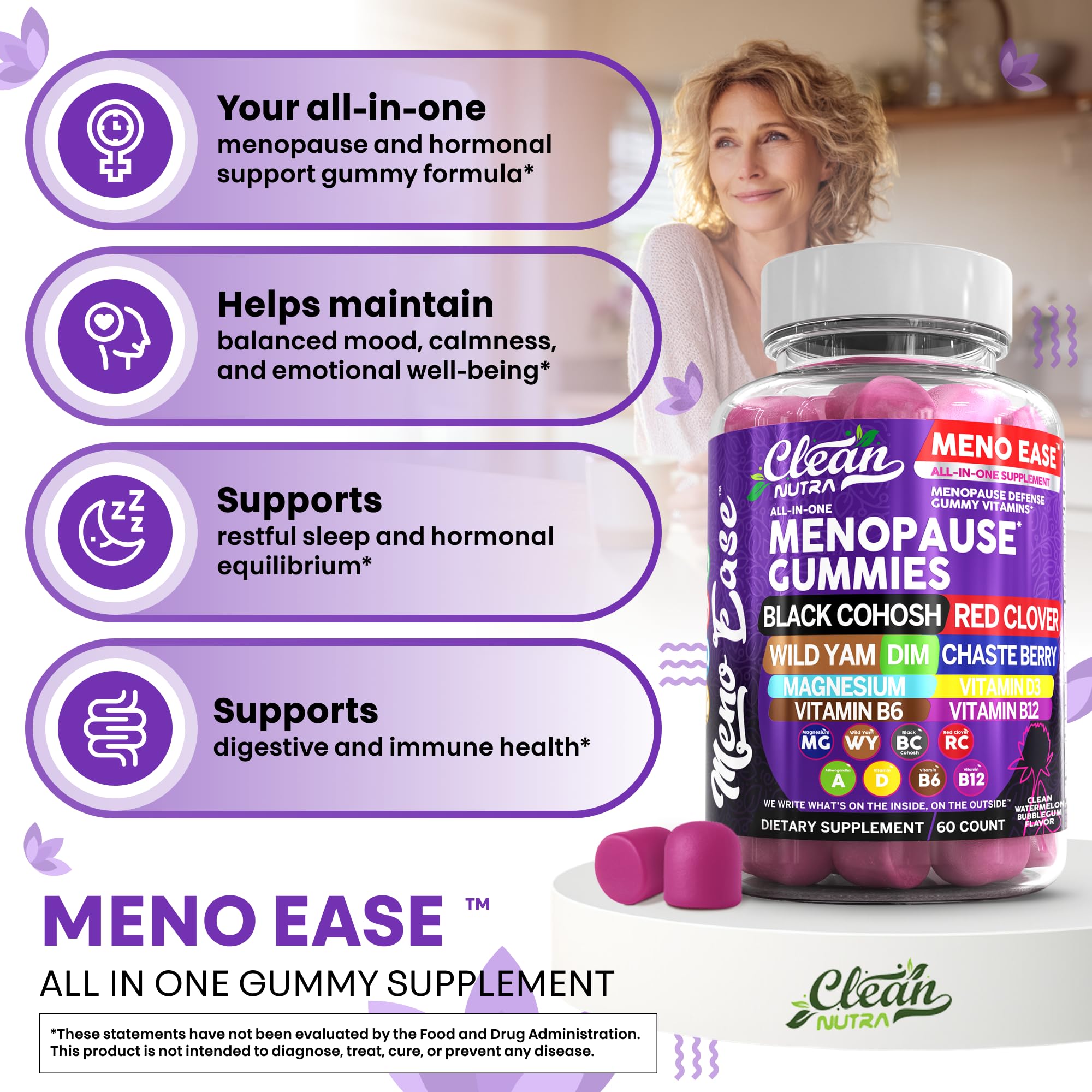 Clean Nutraceuticals bergamot oil segment conveys mood‑support aroma cue.