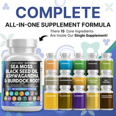 Clean Nutraceuticals black seed oil capsules ready for everyday hair and skin support.