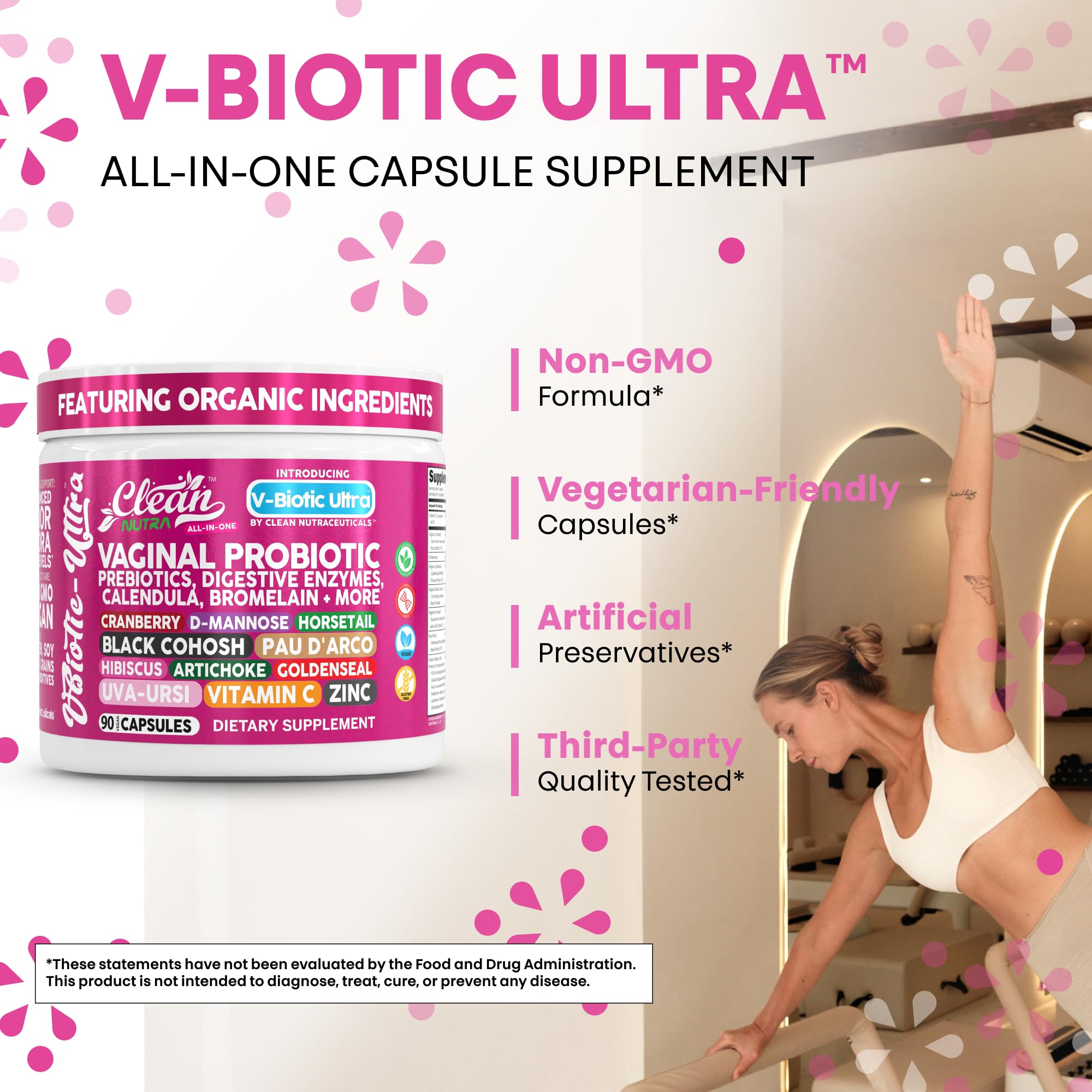 Bromelain digestive enzyme label from Clean Nutraceuticals aiding nutrient breakdown.