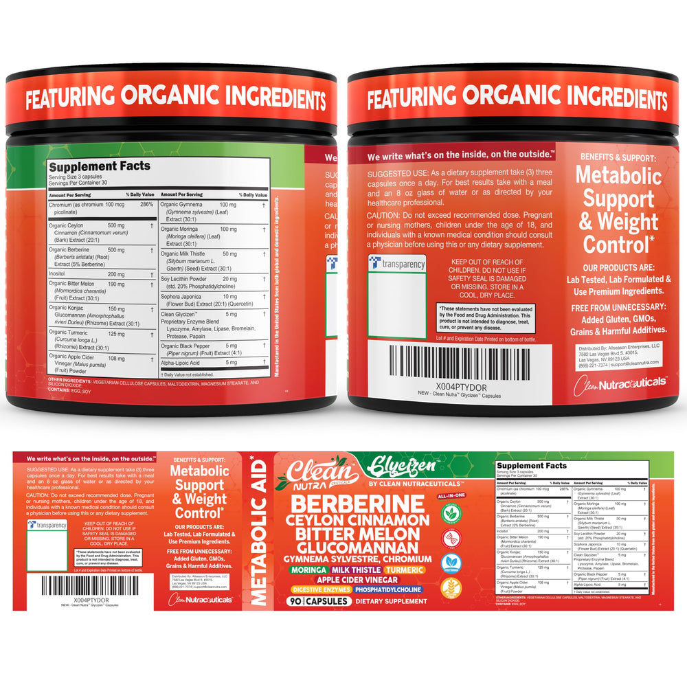 Clean Nutraceuticals capsules on white background signify simple daily use.