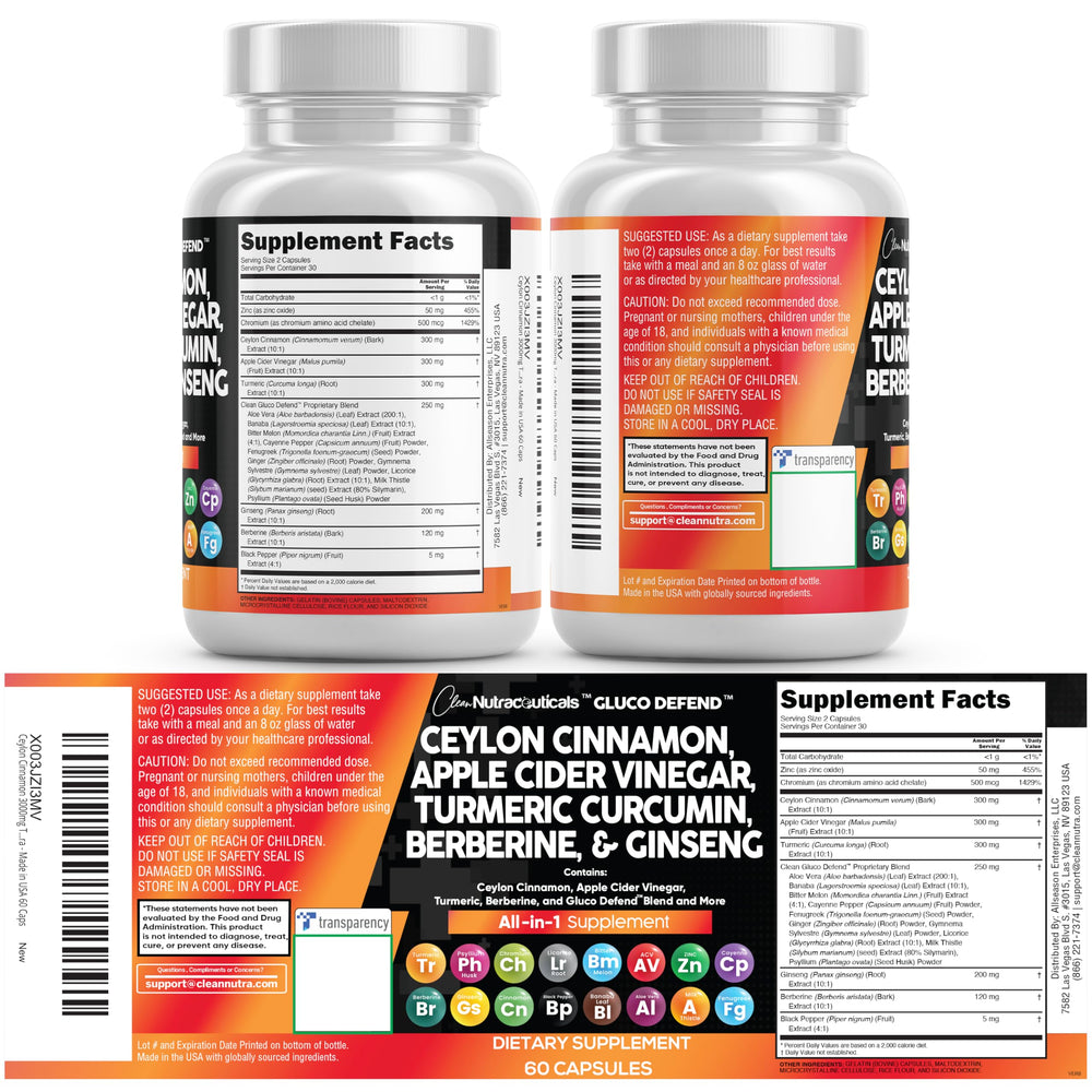 Clean Nutraceuticals Chromium Multisupplement capsules bottle closeup for everyday balance