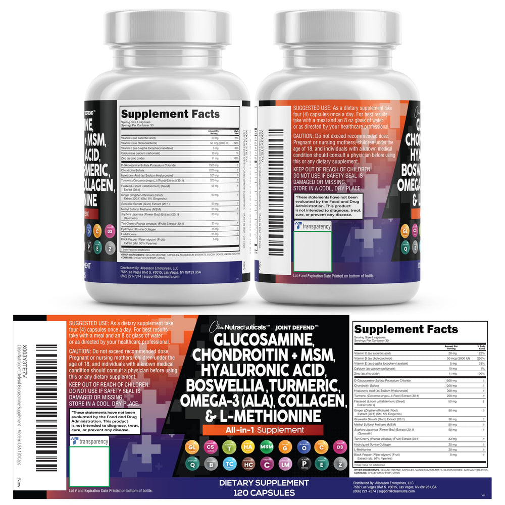 Clean Nutraceuticals Joint Defend giftable-pack image presents a practical wellness gift