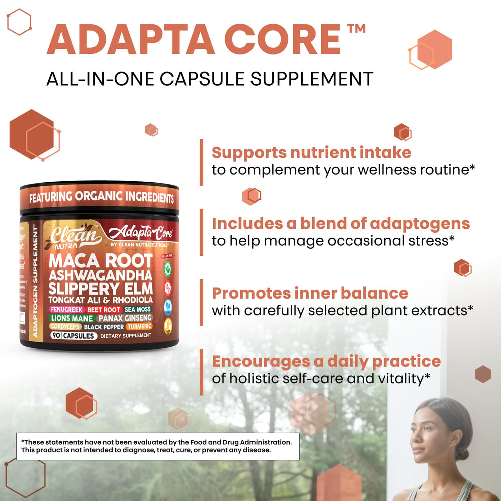 Clean Nutraceuticals lions mane mushroom capsules bottle for focus and cognitive clarity