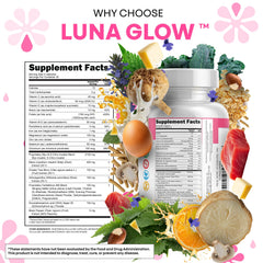 One daily Luna Glow serving illustrates convenient hormone support.