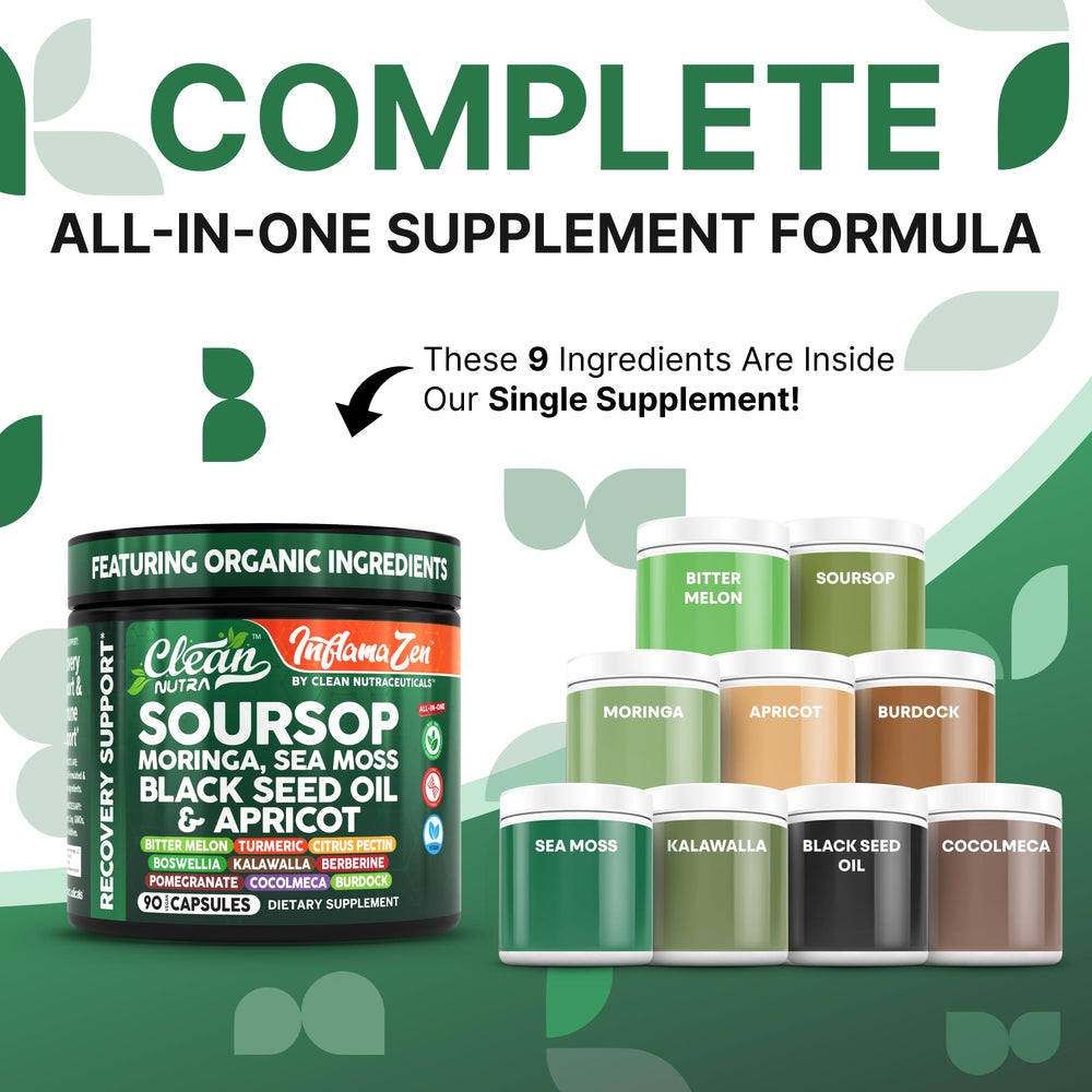 Clean Nutraceuticals moringa capsules image for daily vitality.