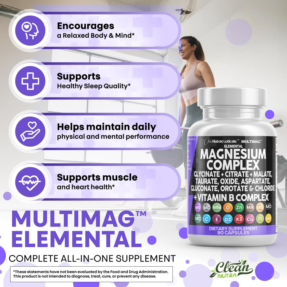 Clean Nutraceuticals MultiMag three-capsule serving setup for convenience