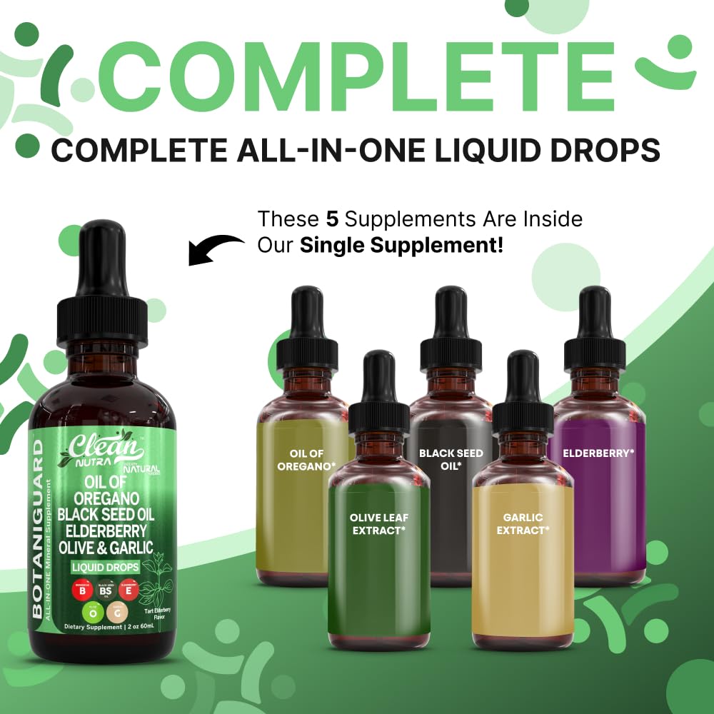 Clean Nutraceuticals oil oregano drops pour enables convenient on-the-go dosing