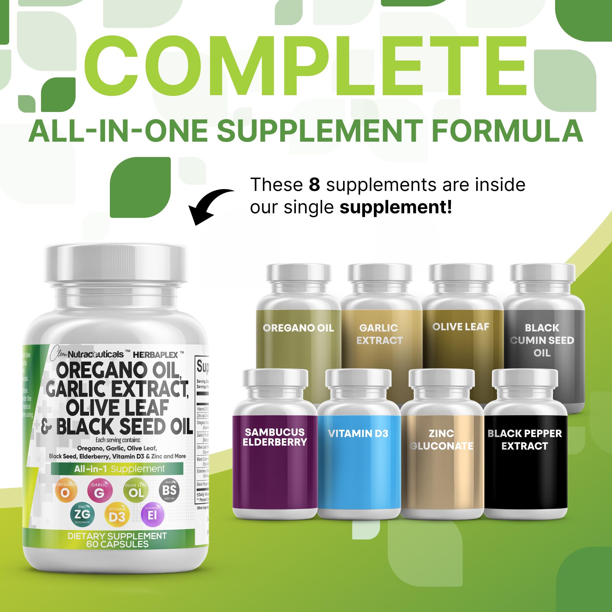 Clean Nutraceuticals Olive Leaf Extract capsules ready for seasonal wellness.
