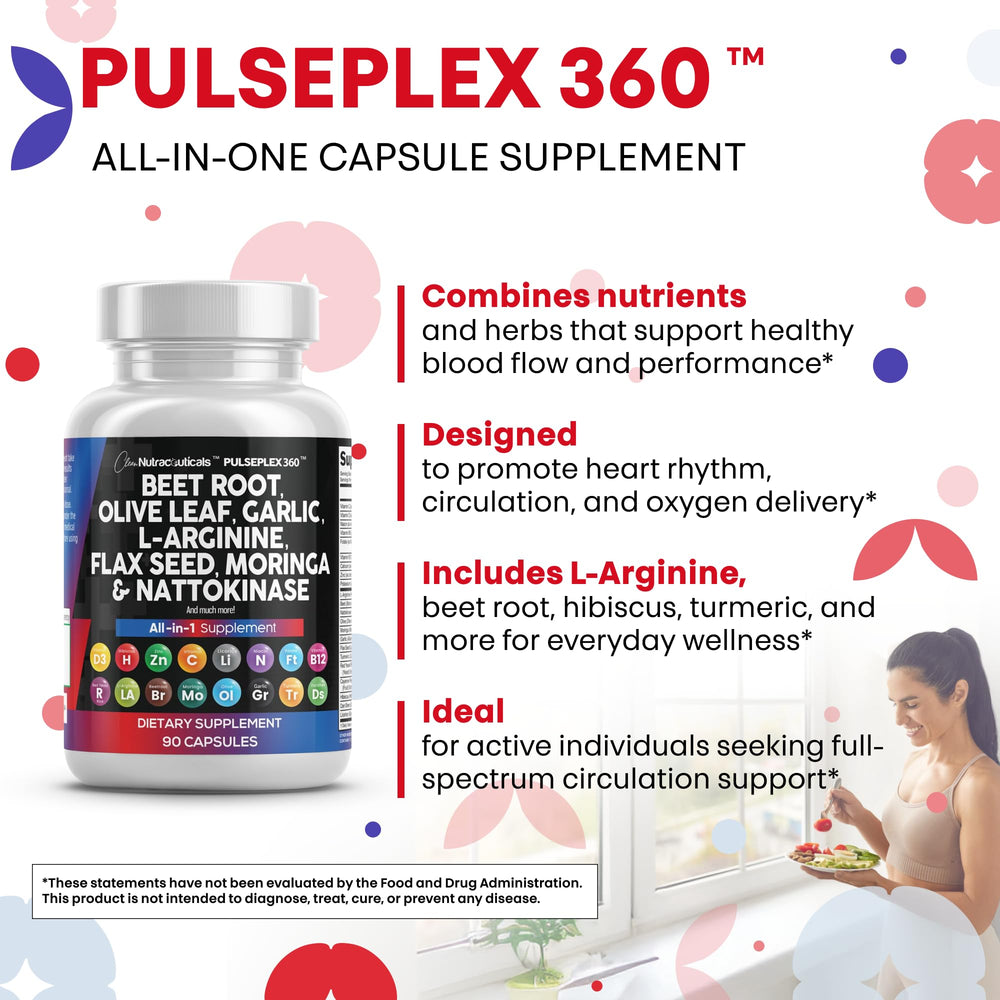 Clean Nutraceuticals Omega-3 softgels on a clean backdrop for heart-friendly daily intake