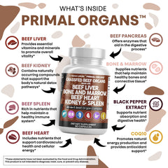 Packaging shows USA-made badge on Clean Nutraceuticals organ capsules.