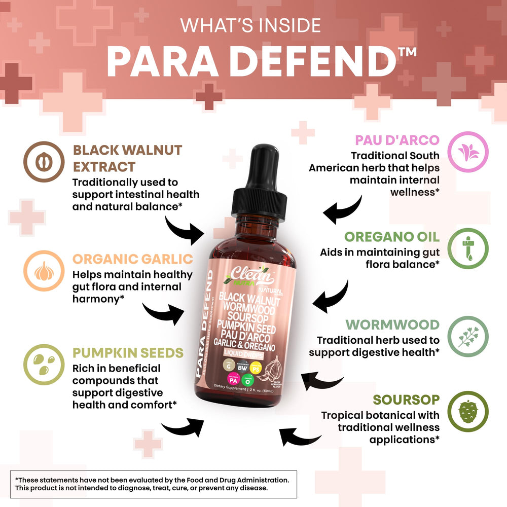 Clean Nutraceuticals Para Defend garlic oil drops for daily vitality