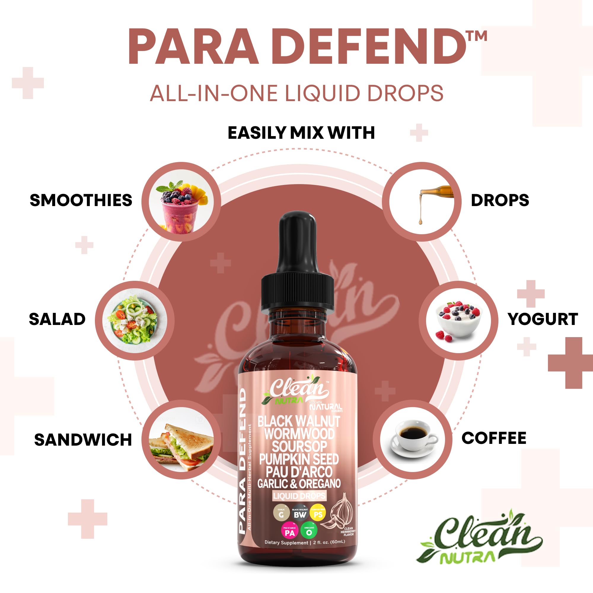 Clean Nutraceuticals Para Defend pau-d-arco tincture bottle