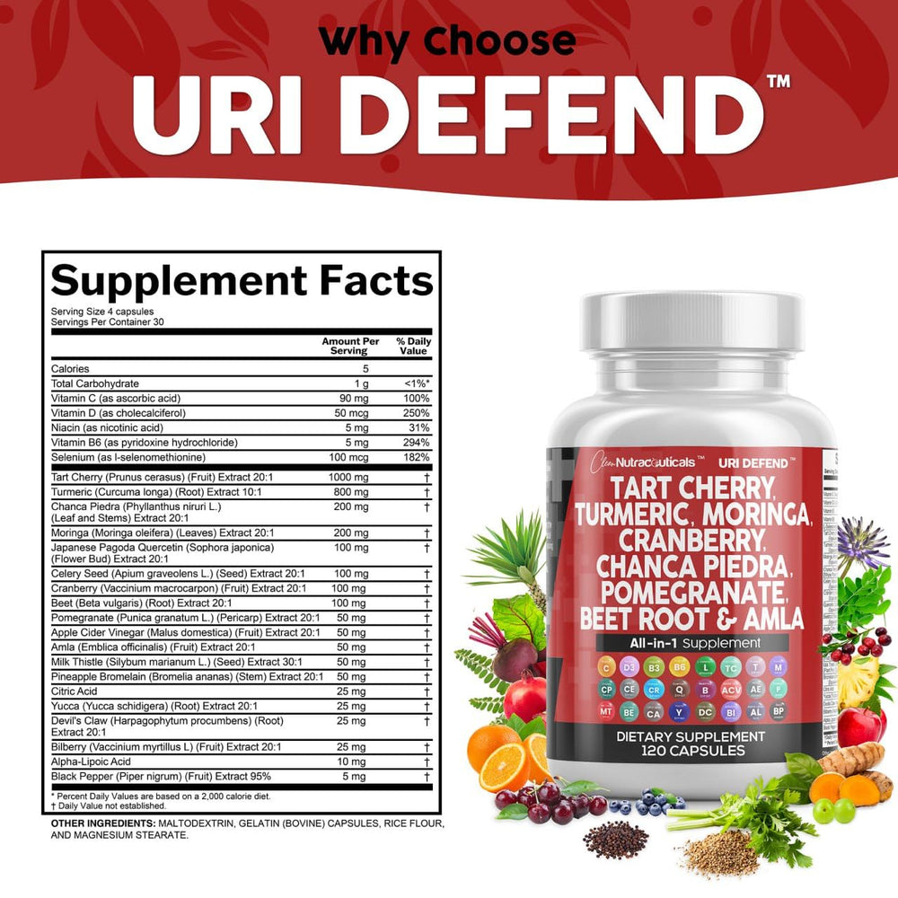 Clean Nutraceuticals Pomegranate Cranberry Extract capsules in bottle for daily wellness