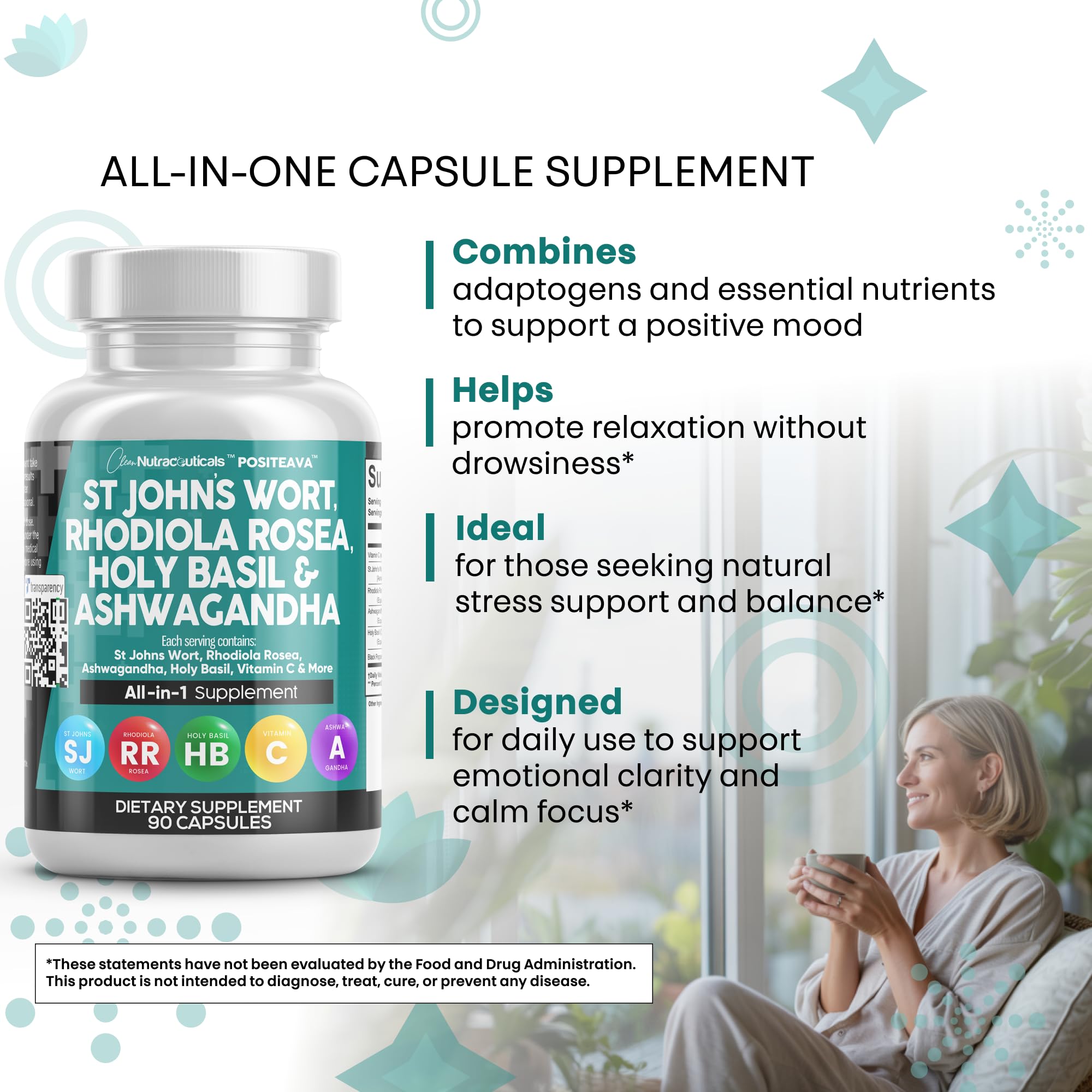 Bottle on a clean mat suggesting simple routine integration.