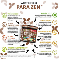Clean Nutraceuticals pumpkin seed black walnut capsules display for a total-body cleanse.