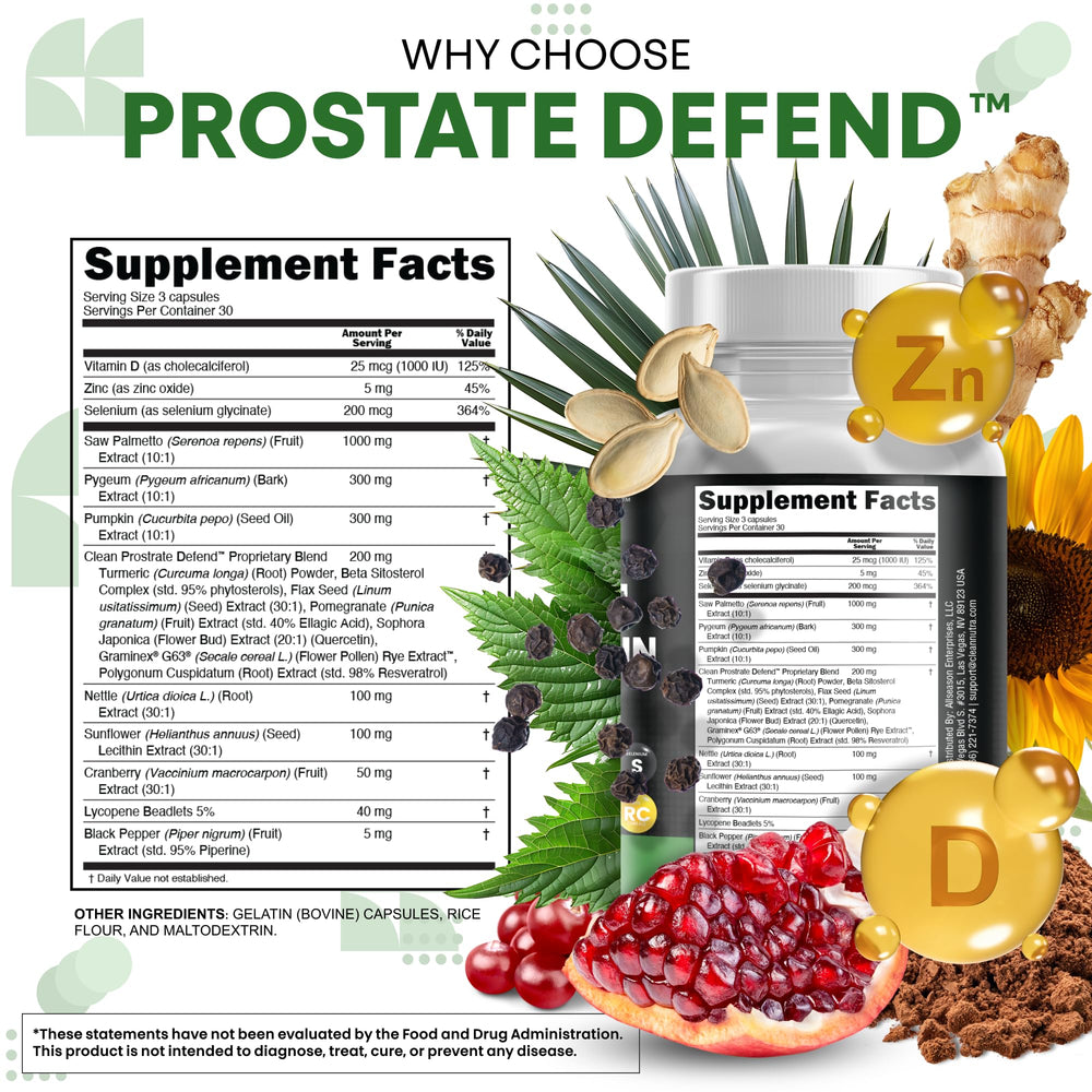 Clean Nutraceuticals Pygeum africanum extract capsules for traditional support