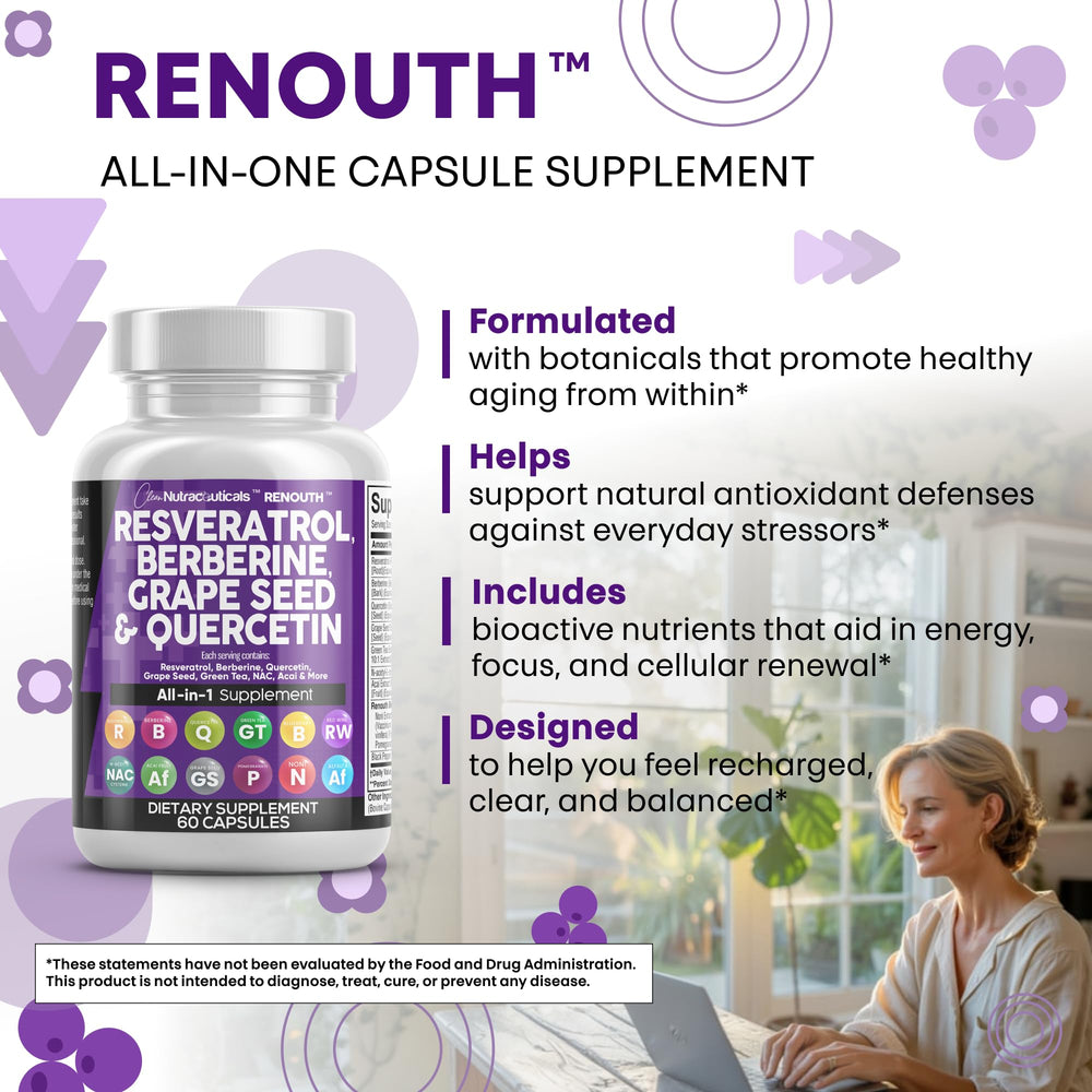 Renouth packaging and seal signaling premium quality and trusted manufacturing.