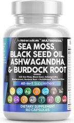 Clean Nutraceuticals sea moss bottle pour for a daily wellness routine.