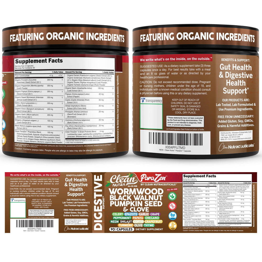 Clean Nutraceuticals vegan capsules bottle emphasizing purity and lab-tested quality.