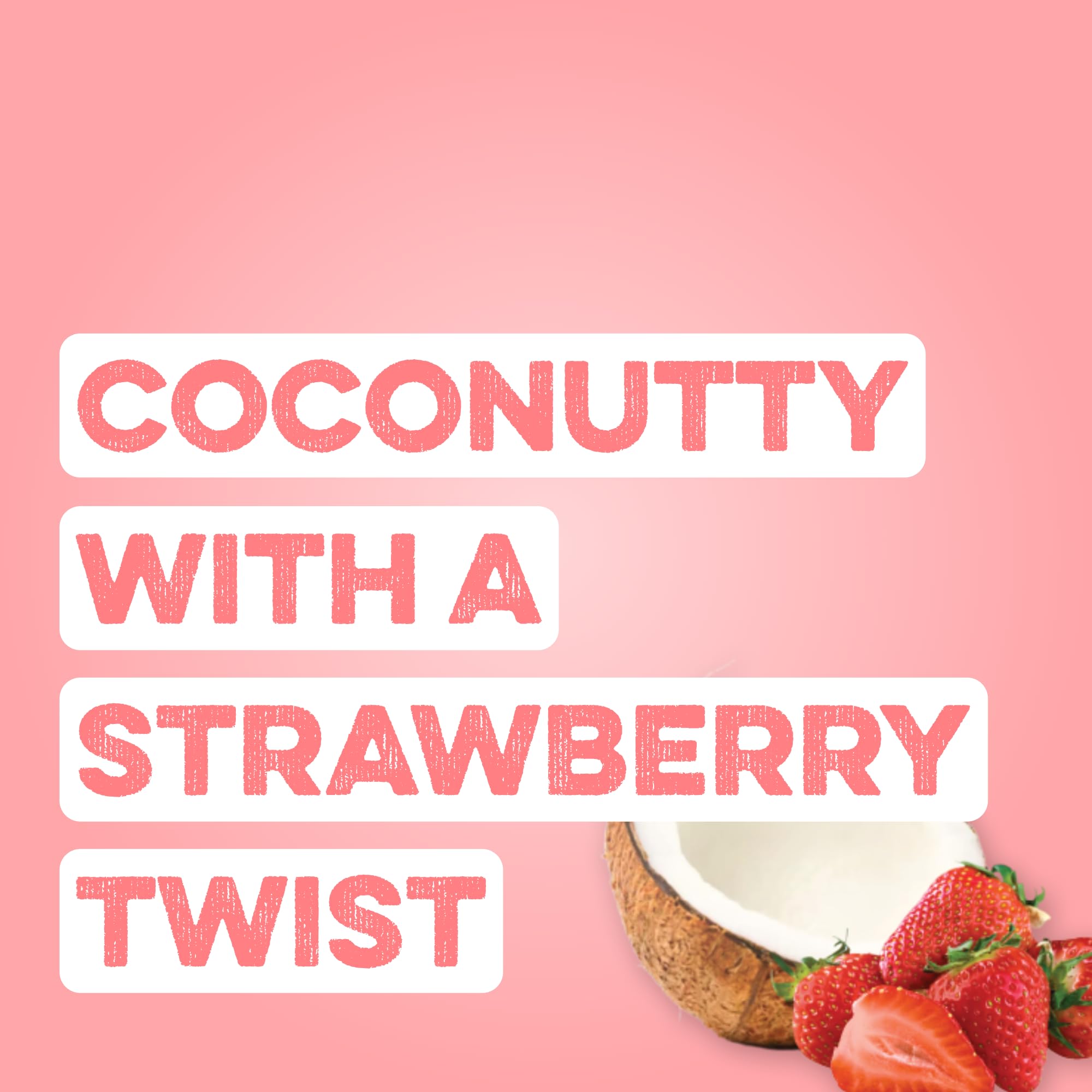 Clean Simple Eats Strawberry Colada scoop is added to cold water for a refreshing daily boost.