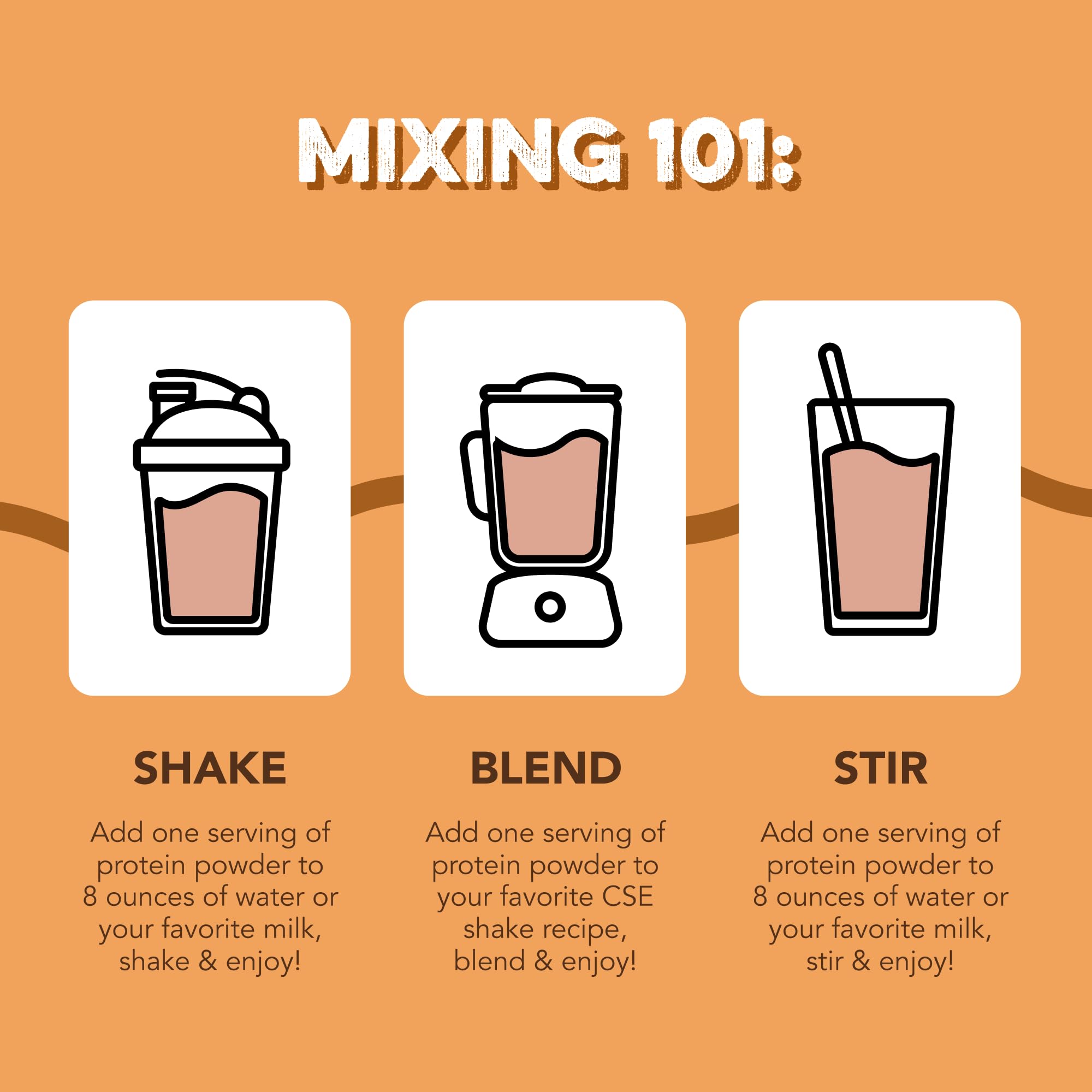 Shake cup with Clean Simple Eats whey powder ready to mix