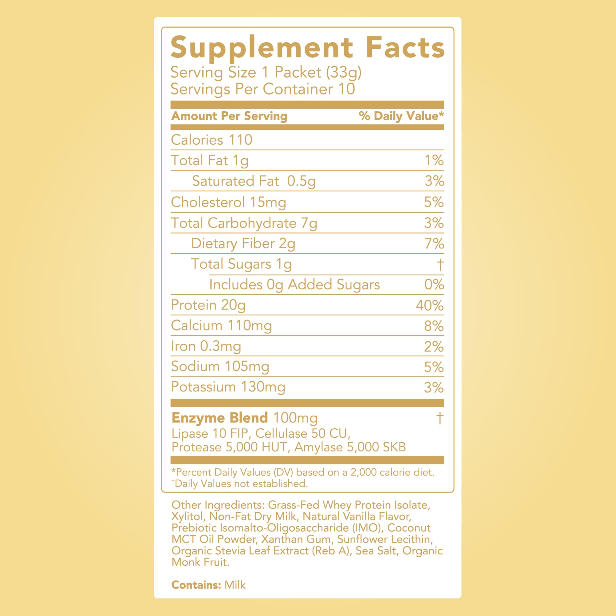 Clean Simple Eats whey vanilla mixed with cold milk for a smooth post-workout drink.