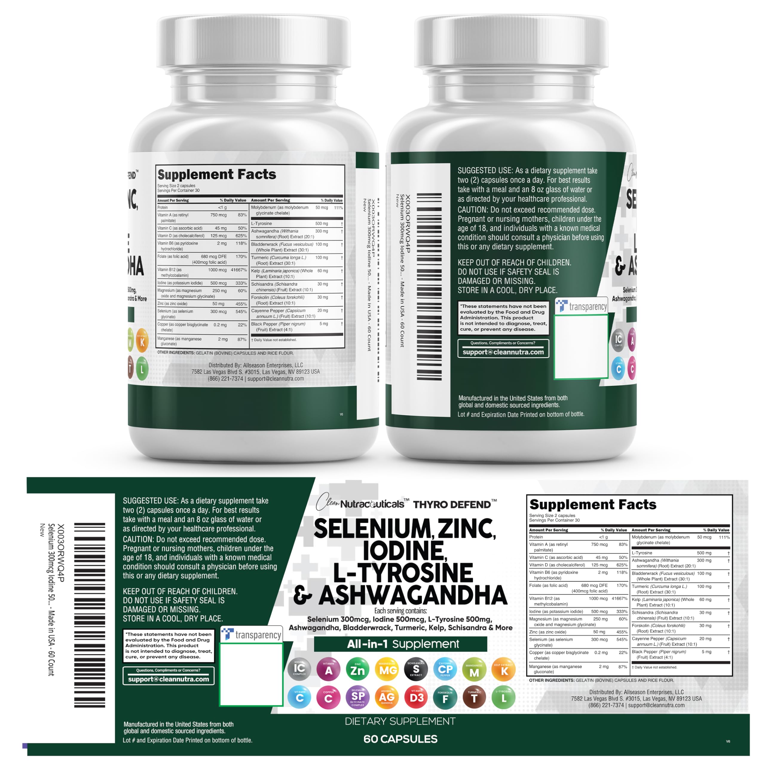 Clean Nutra All-in-One thyroid-support packs simplify daily routine