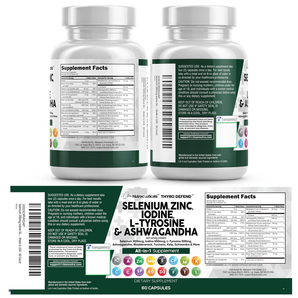 Clean Nutra All-in-One thyroid-support packs simplify daily routine