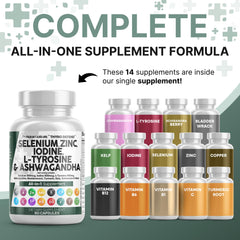 Clean Nutra L-Tyrosine 500mg capsules pack supports calm focus and mood
