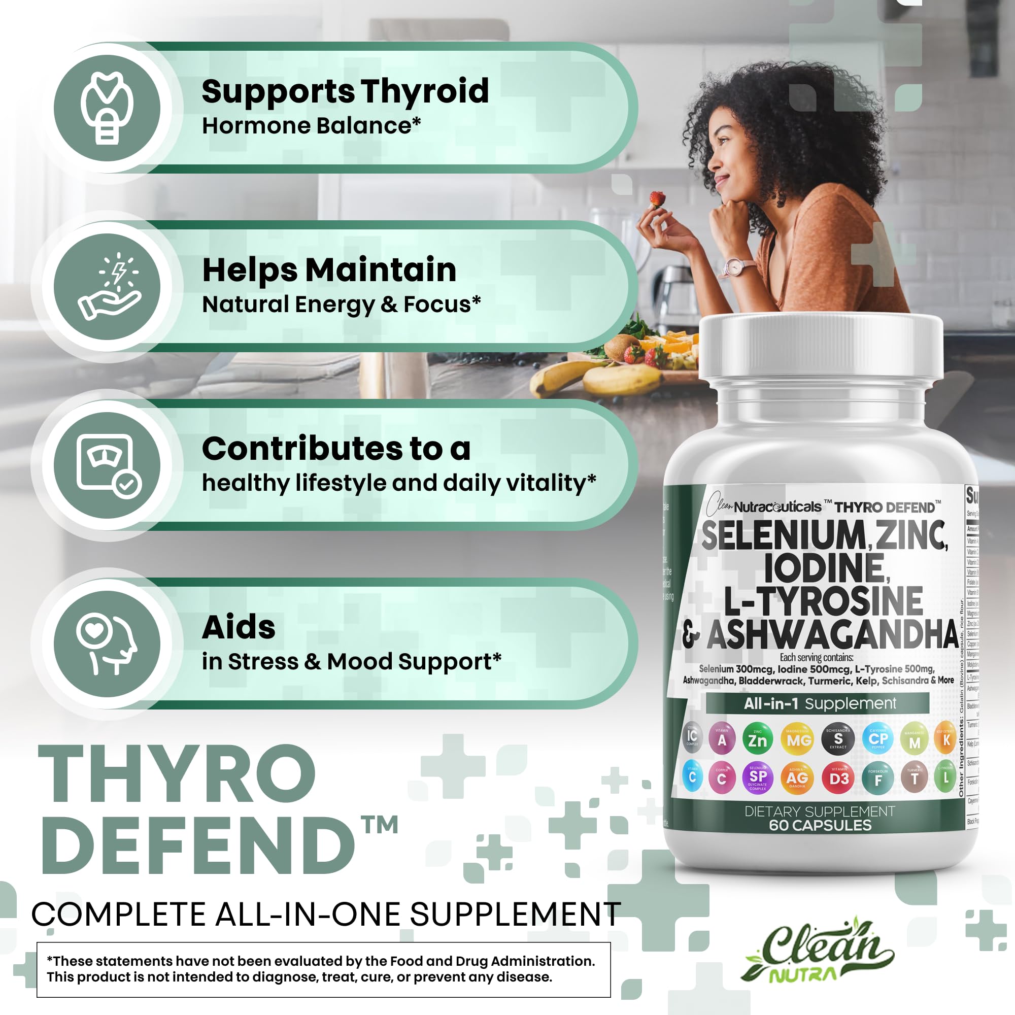Clean Nutra Schisandra-Forskolin-Cayenne tablets show adaptogenic support and warmth