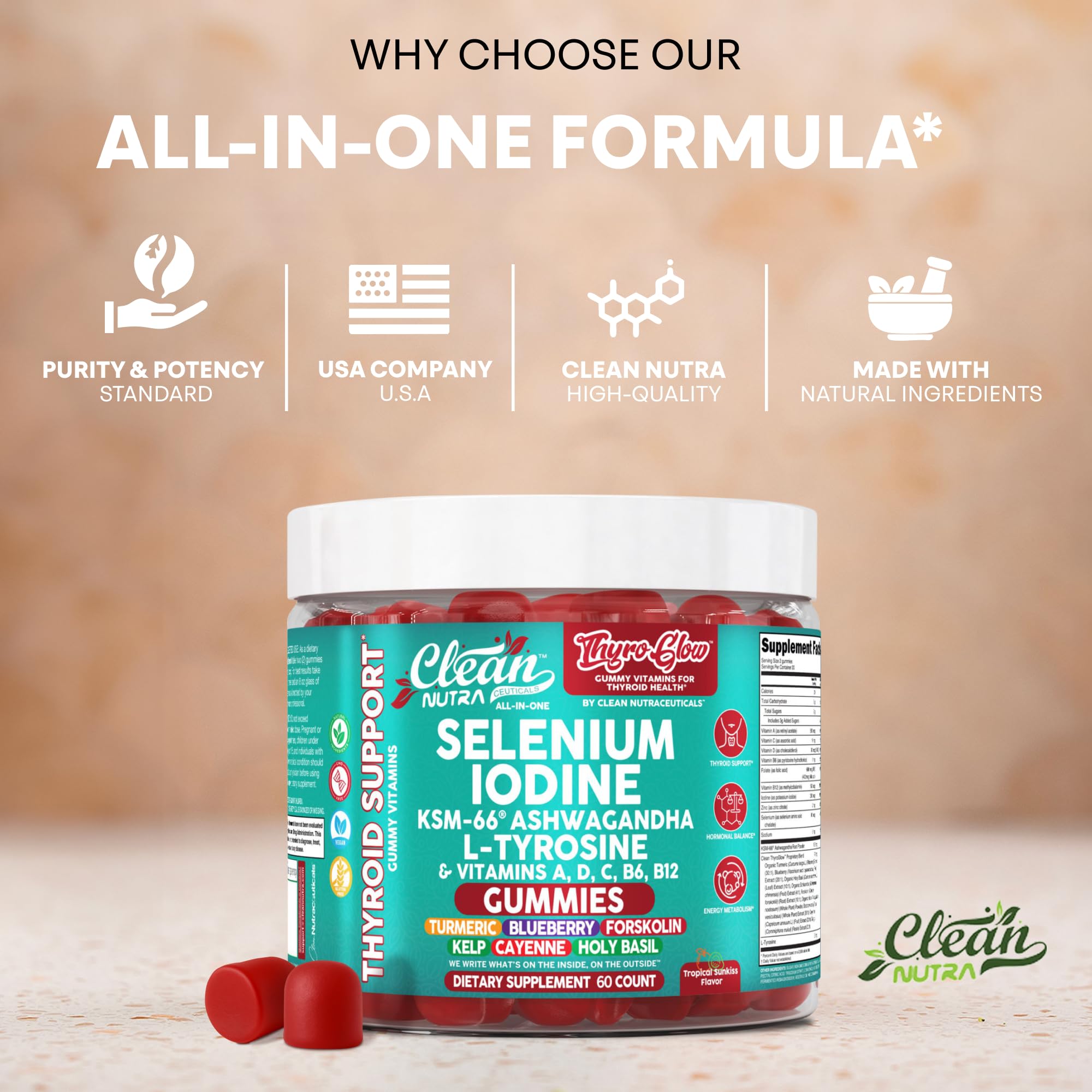 Morning routine shot with ThyroGlow for steady energy.