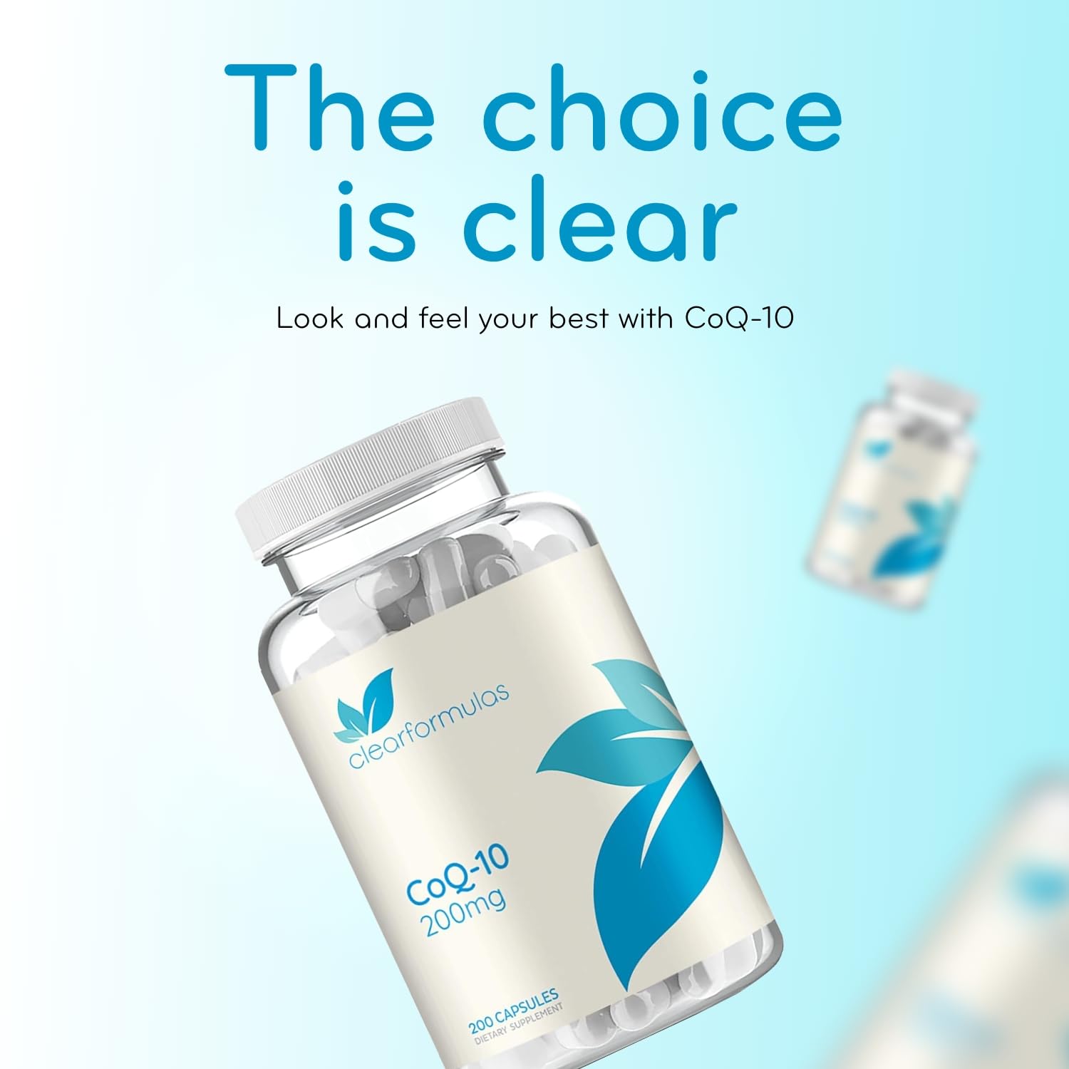 Clear Formulas 400 servings per container for long-term use.